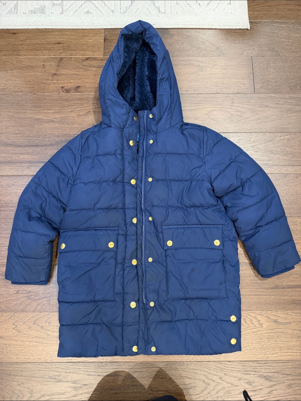 Crewcuts Chateau Puffer Hooded Puffer Coat Size Medium - C12